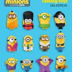 McDonalds Minions Happy Meal Toys 2015 FULL SET 1-12